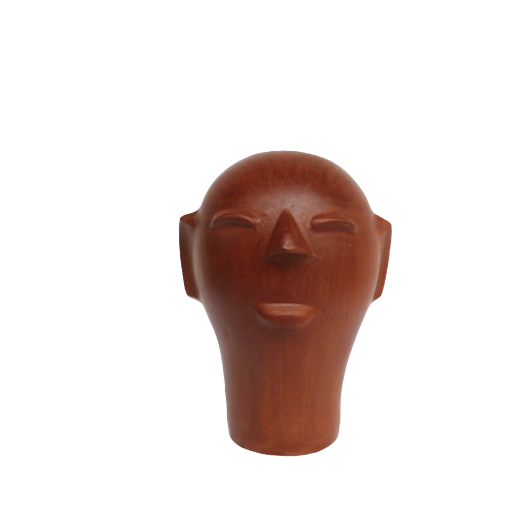 Cida Lima Cabeça De Cerâmica- 22cm