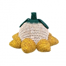 Cúpula Primavera amarela 53x35 cm